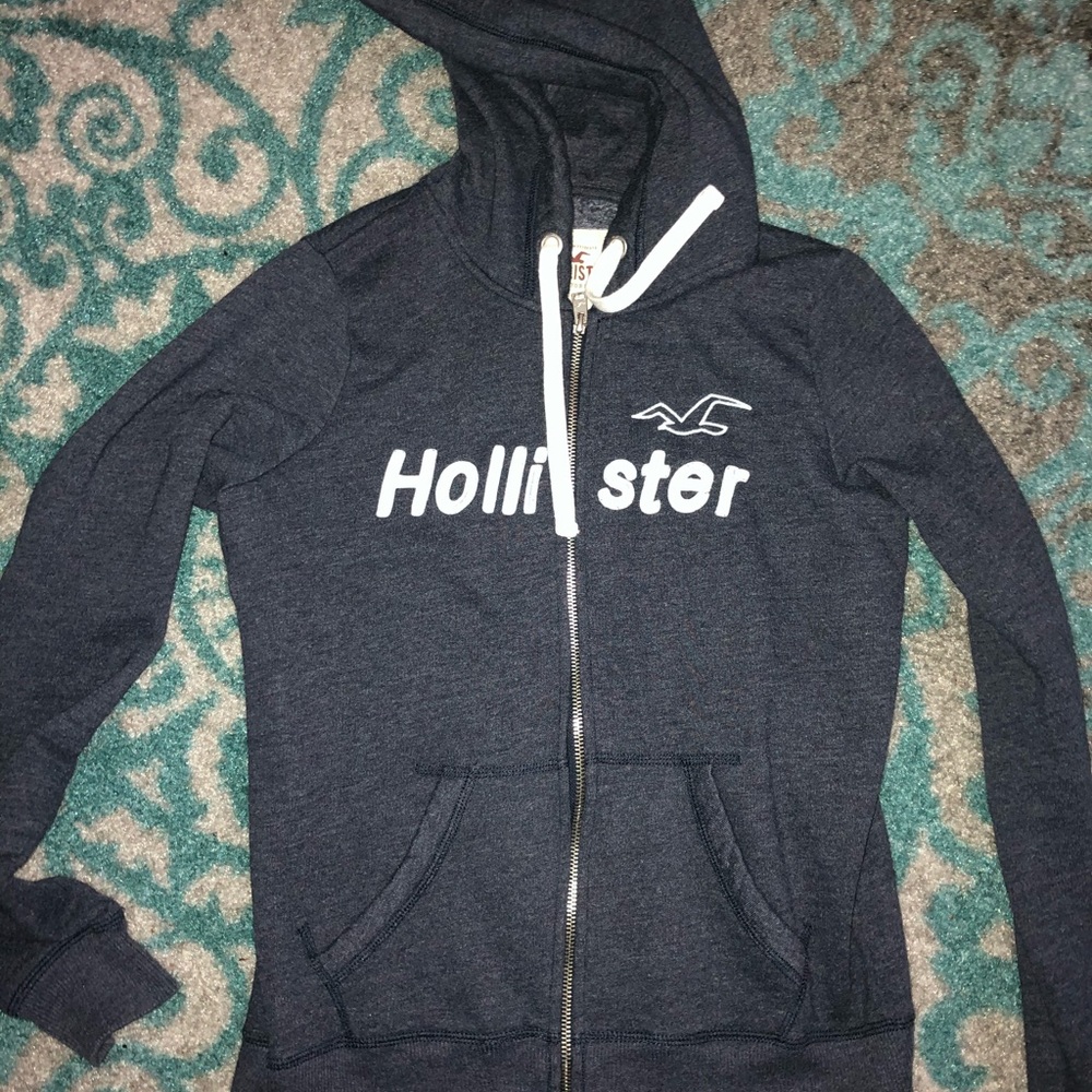 Hollister zip up hoodie
